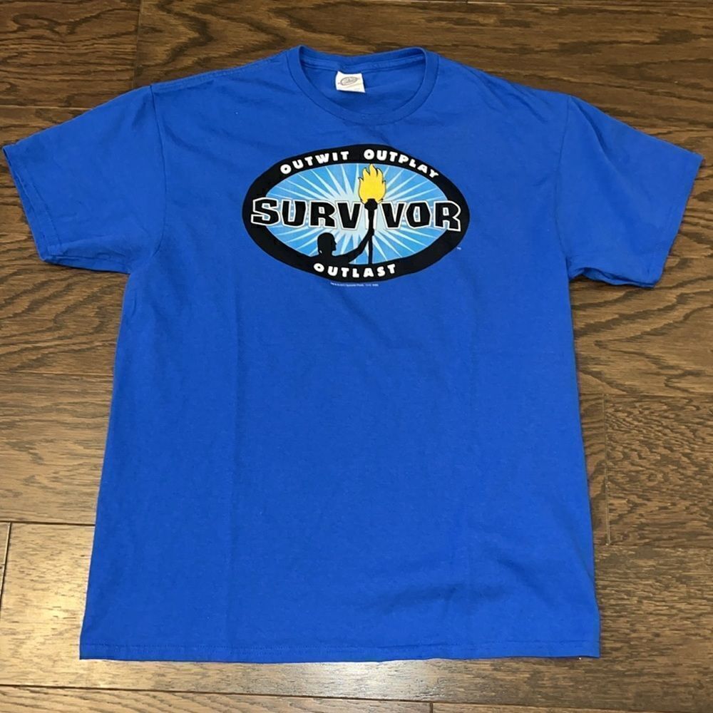 Duke Royal blue 2017 Survivor 2017 collector athletic fit T shirt L